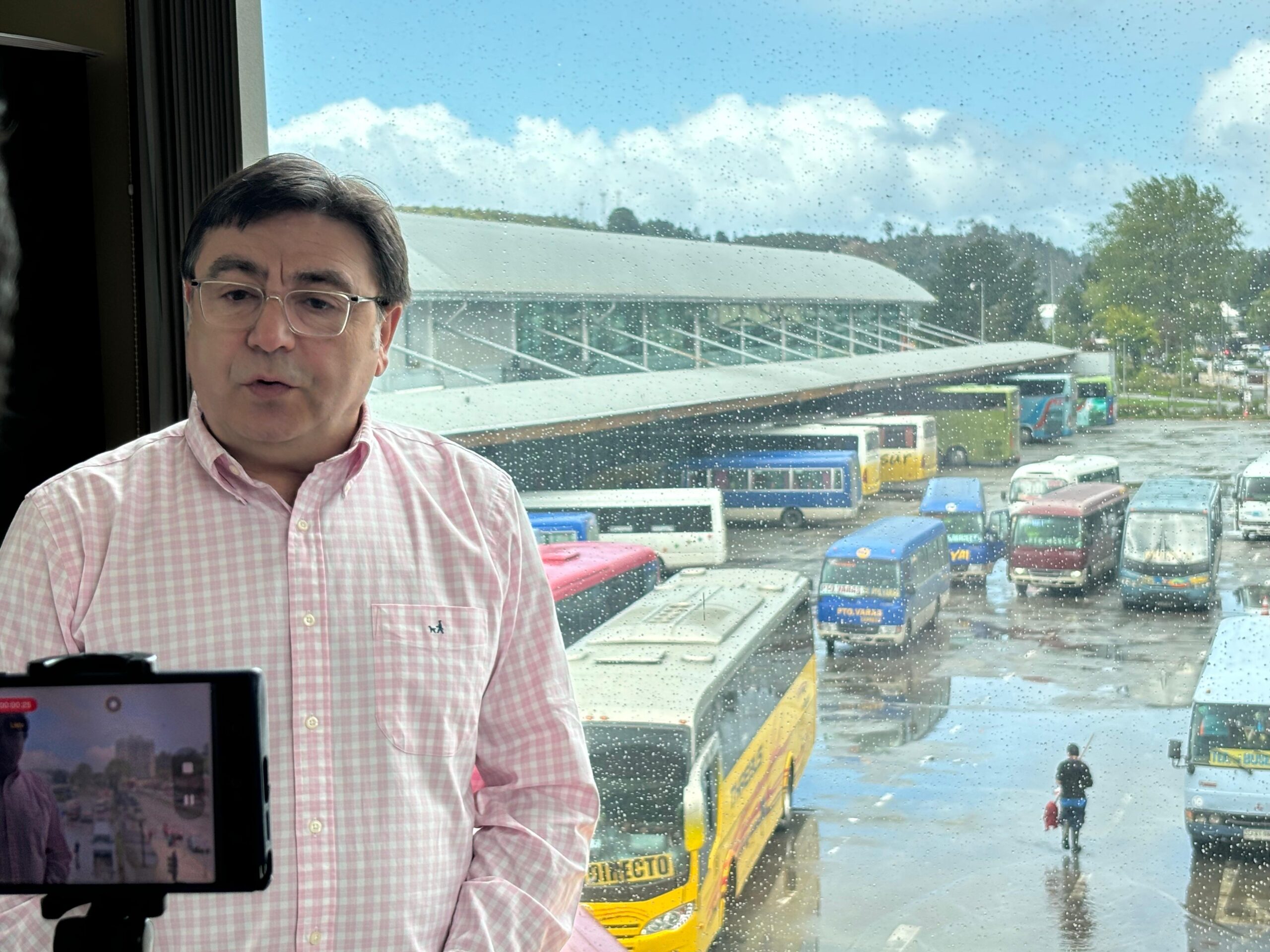 Registro de caídas en las salidas de Buses