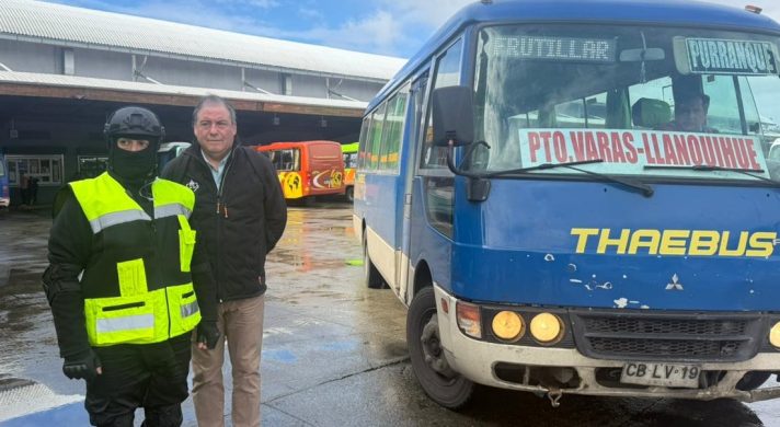 Guardias de seguridad realizarán inspecciones permanentes en el Terminal de Buses de Puerto Montt