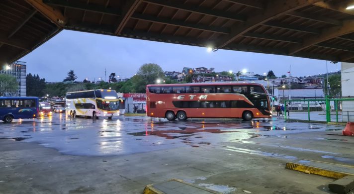 Más de 2 millones 100 mil personas se movilizaron por el Terminal de Buses de Puerto Montt en el tercer trimestre de 2025